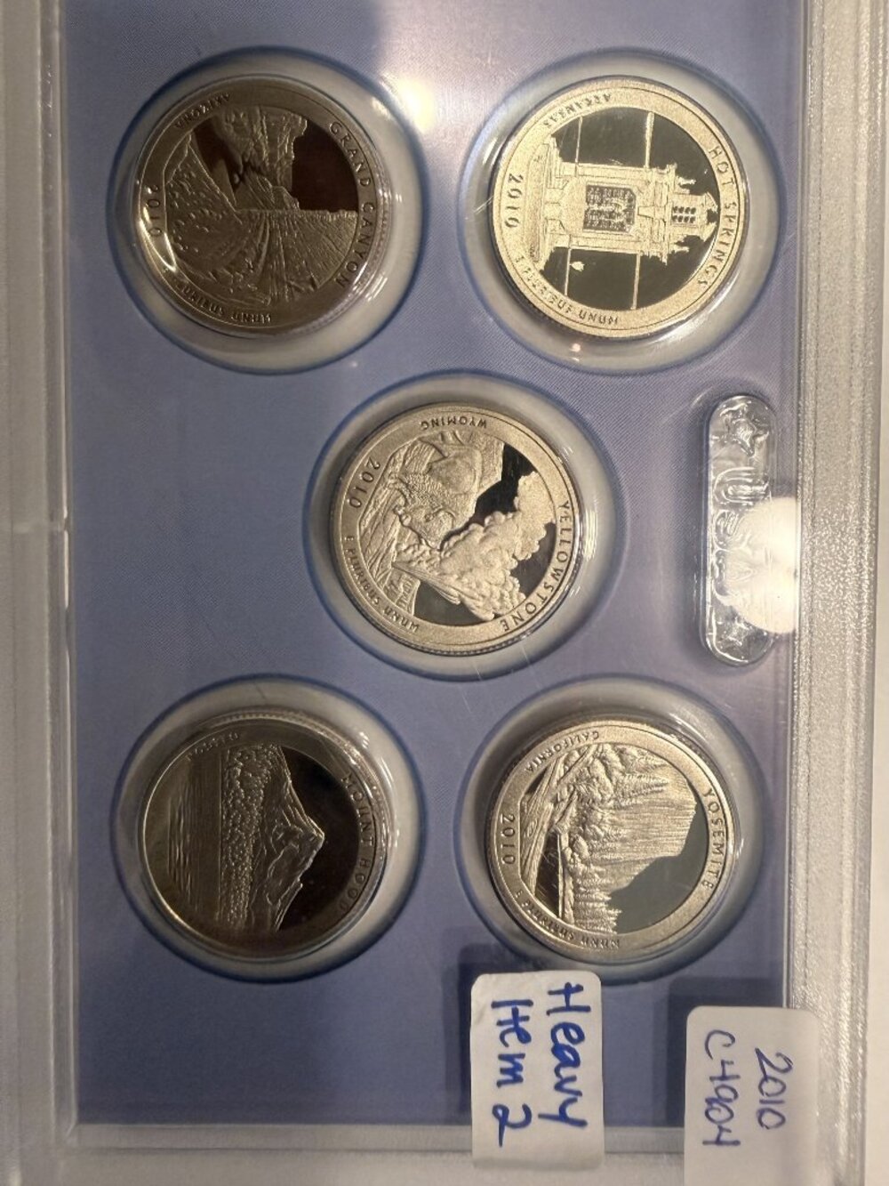 9 CLAD PROOF SETS 2010 - 2018